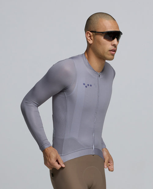 Pedla 薄長袖車衣 BOLD Essentials Air LS Jersey Light Grey 男款 灰