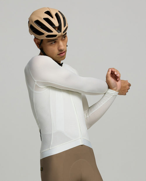 Pedla 薄長袖車衣 BOLD Essentials Air LS Jersey Porcelain Ray 男款 瓷白