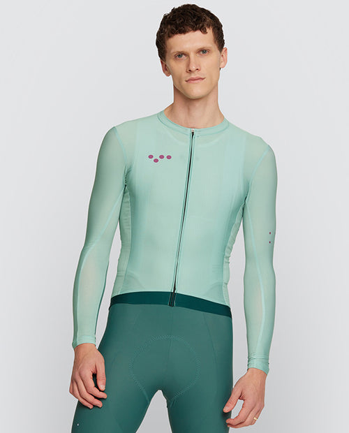 Pedla 薄長袖車衣 BOLD Essential Classic LS Jersey Patina 男款 綠