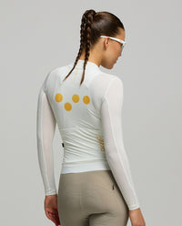 Pedla 薄長袖車衣 BOLD Essentials Air LS Jersey Porcelain Ray 女款 瓷白