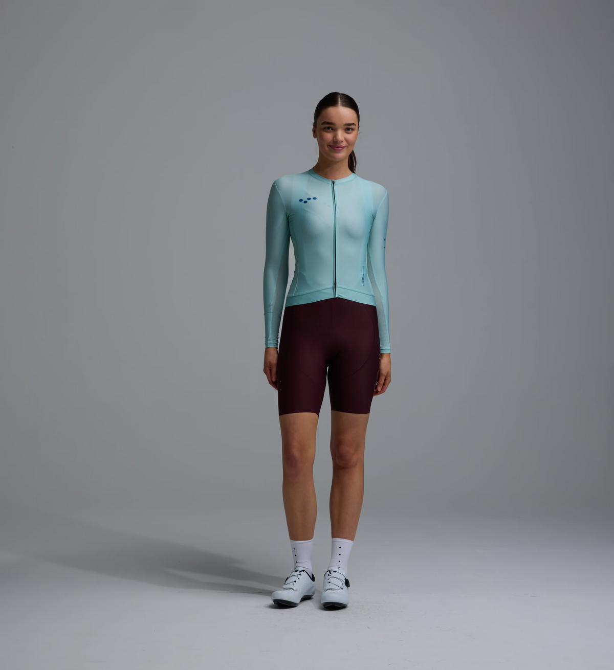 Pedla 薄長袖車衣 Essentials Classic LS Jersey Light Teal 女款 天青綠