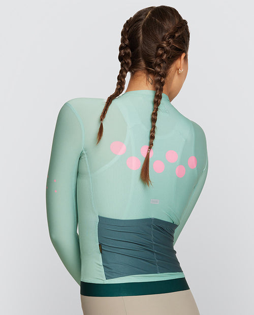 Pedla 薄長袖車衣 BOLD Essential Classic LS Jersey Patina 女款 綠