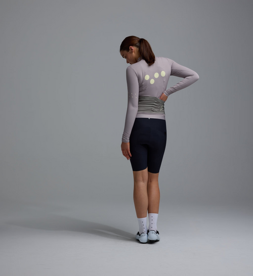 Pedla 中量長袖車衣 Essentials Midweight LS Jersey Hide 女款 粉藕