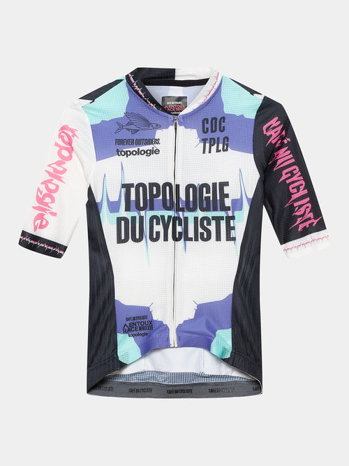 Café du Cycliste 車衣 Bergida Superlight Jersey Multico - Topologie 聯名款 女款 白
