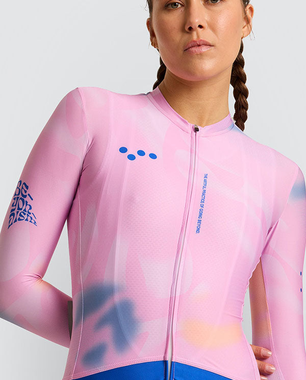 Pedla 薄長袖車衣Beyondism Classic LS Jersey - Fondant 女款 粉紫