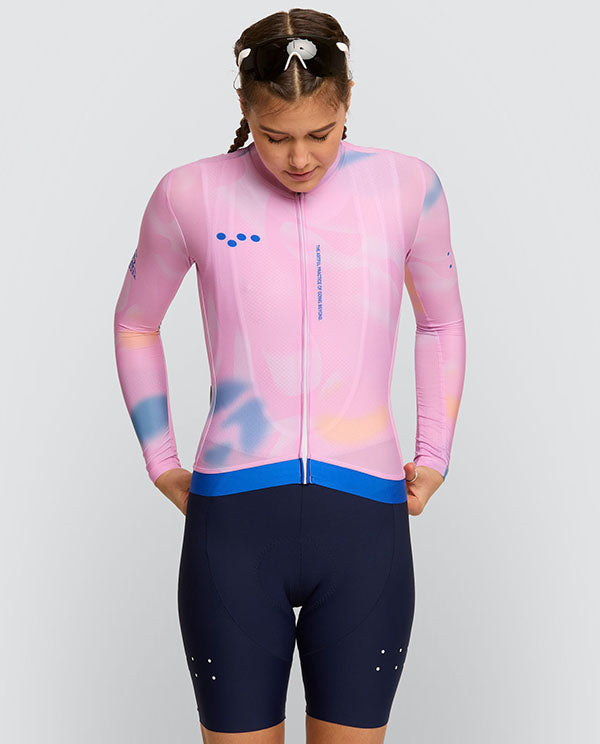 Pedla 薄長袖車衣Beyondism Classic LS Jersey - Fondant 女款 粉紫