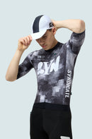 SYN 車衣 Pro Team Jersey Black 男款 塊狀刷灰黑