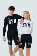 SYN 薄刷毛長袖車衣 Training LS Jersey 2.0 White 女款 白