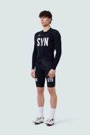 SYN 薄刷毛長袖車衣 Training LS Jersey 2.0 Black 男款 黑