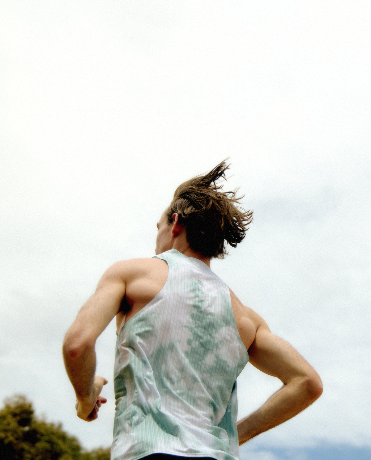 Black Sheep 運動衣 Fly Singlet - Sage Green 跑衣背心 男款 綠染