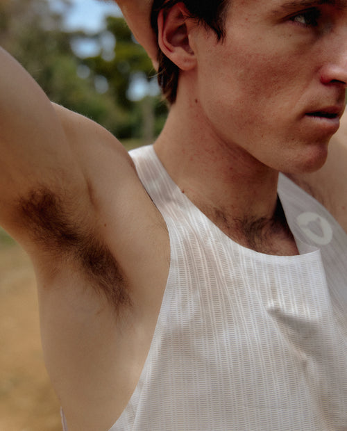 Black Sheep 運動衣 Fly Singlet - Natural Bronze 跑衣背心 男款 米白染