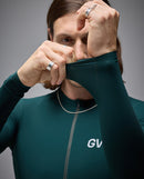 Givelo 薄長袖車衣 C.D.A. LS Jersey Forest 森綠