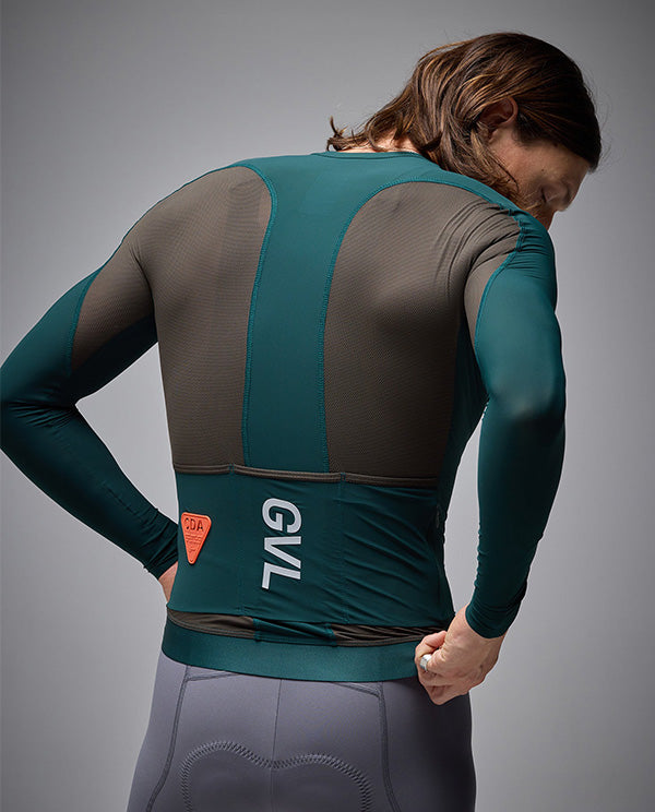 Givelo 薄長袖車衣 C.D.A. LS Jersey Forest 森綠