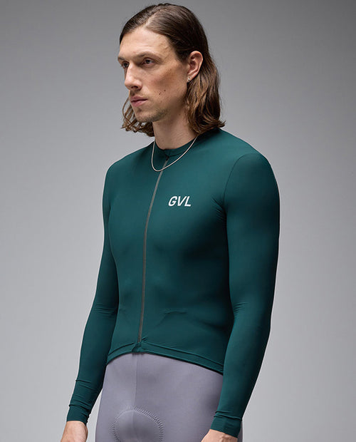 Givelo 薄長袖車衣 C.D.A. LS Jersey Forest 森綠