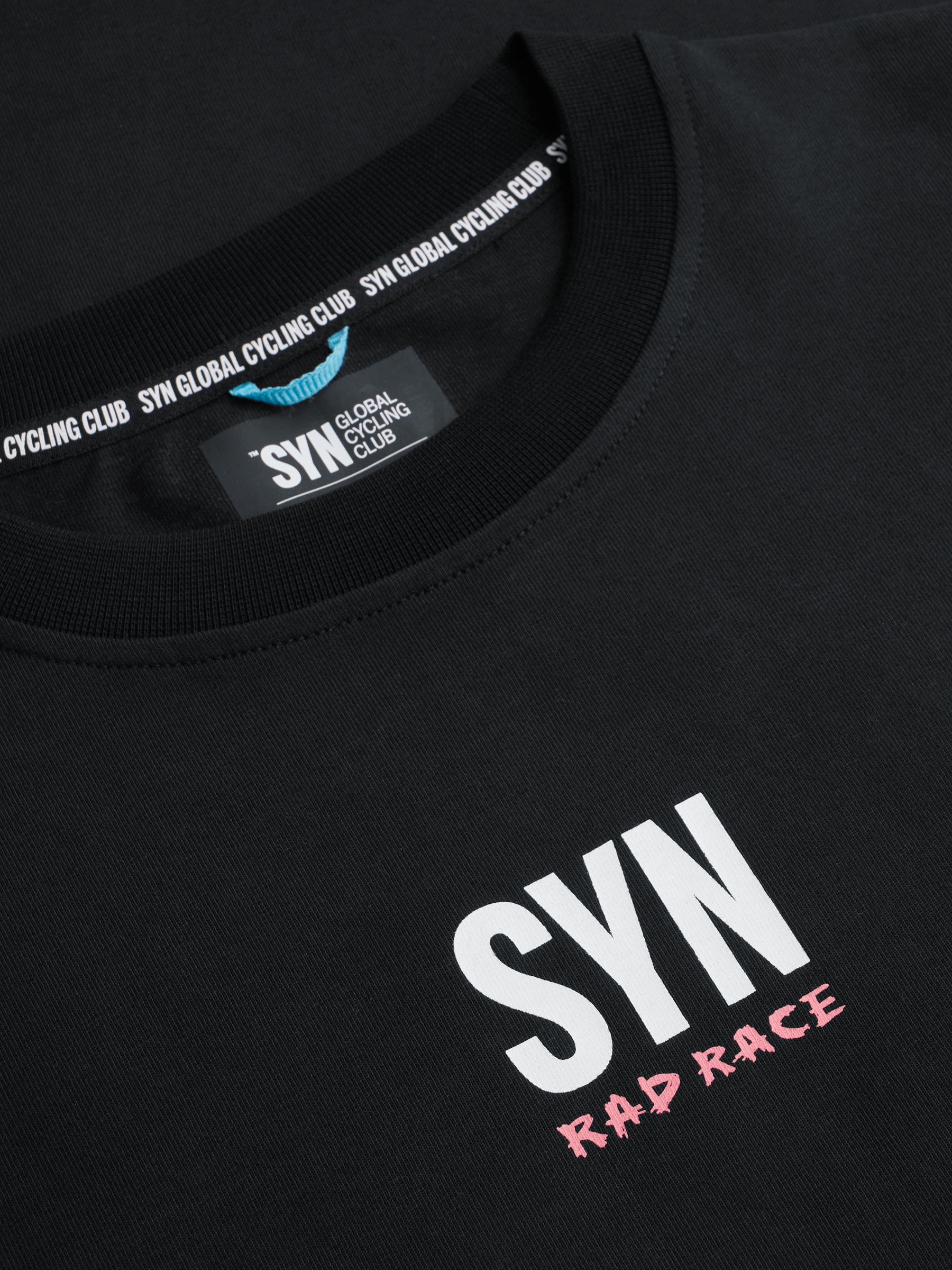 SYN 短袖Tee Rad Race Logo T-Shirt Black 男女共版 黑