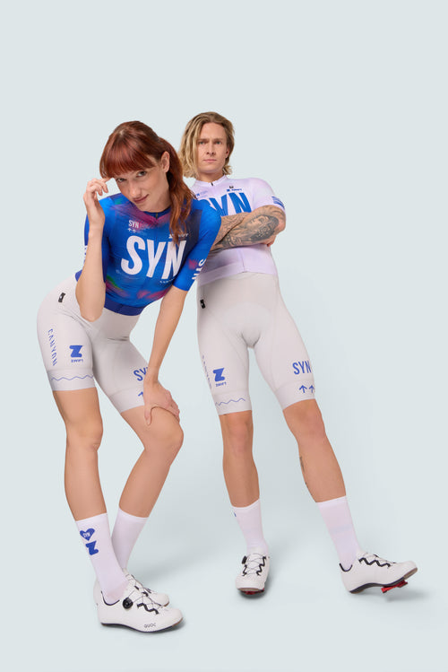 SYN 車褲 Pro Team Club Circuit Bib Shorts Frozen 女款 白