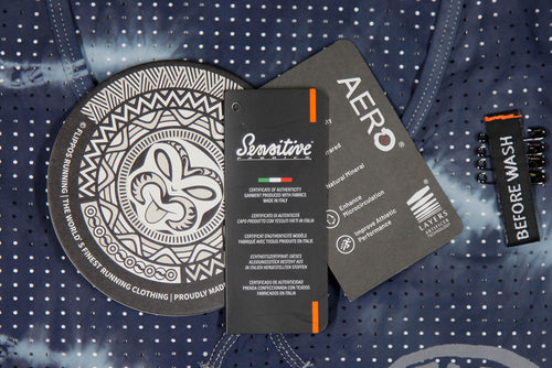 跑衣 FLIPPIES SINGLET AERO® (WOmen)紮染藍