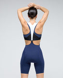 Givelo 磁吸式無痕車褲MAYFLY Bib Shorts Navy 女款 藍