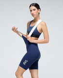 Givelo 磁吸式無痕車褲MAYFLY Bib Shorts Navy 女款 藍