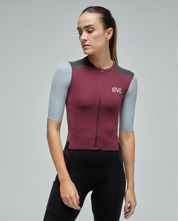 Givelo 車衣Jersey SS Modern Classic Merlot 酒紅 男女共版