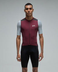 Givelo 車衣Jersey SS Modern Classic Merlot 酒紅 男女共版