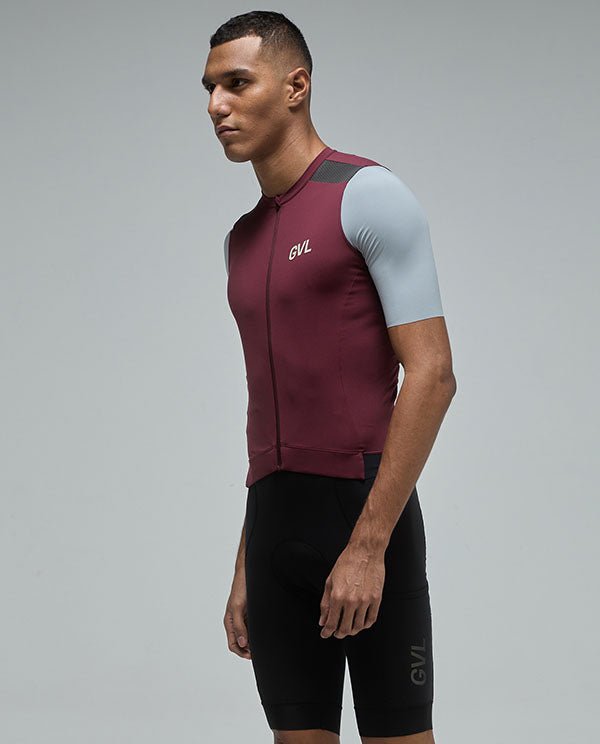 Givelo 車衣Jersey SS Modern Classic Merlot 酒紅 男女共版