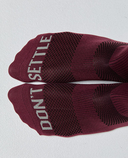 Givelo 車襪G-SOCKS Rib Merlot 酒紅