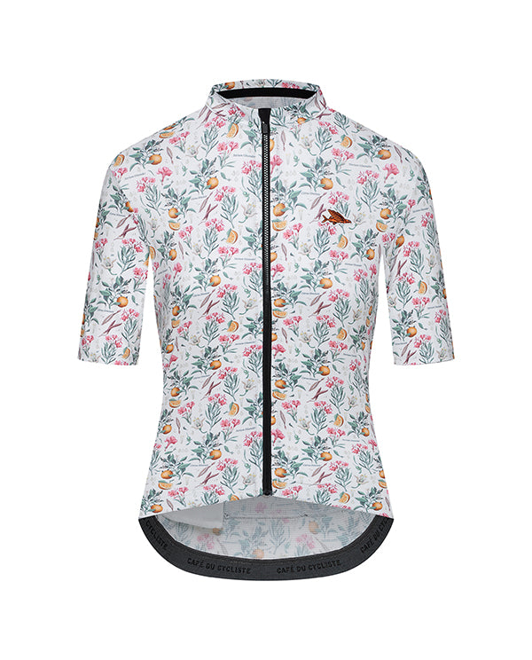 Café du Cycliste 車衣 Fleurette V2 Lightweight Jersey Orange Blossom White 女款 橙花白