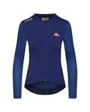 Café du Cycliste 車衣 Roxane LS Jersey Navy 長袖 女款 藍
