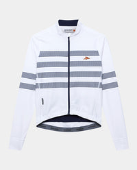 Café du Cycliste 車衣 Charlie White Mariniere 長袖 男款 白