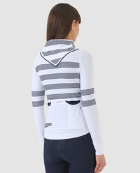 Café du Cycliste 車衣 Charlie White Mariniere 長袖 女款 白