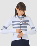 Café du Cycliste 車衣 Charlie White Mariniere 長袖 女款 白