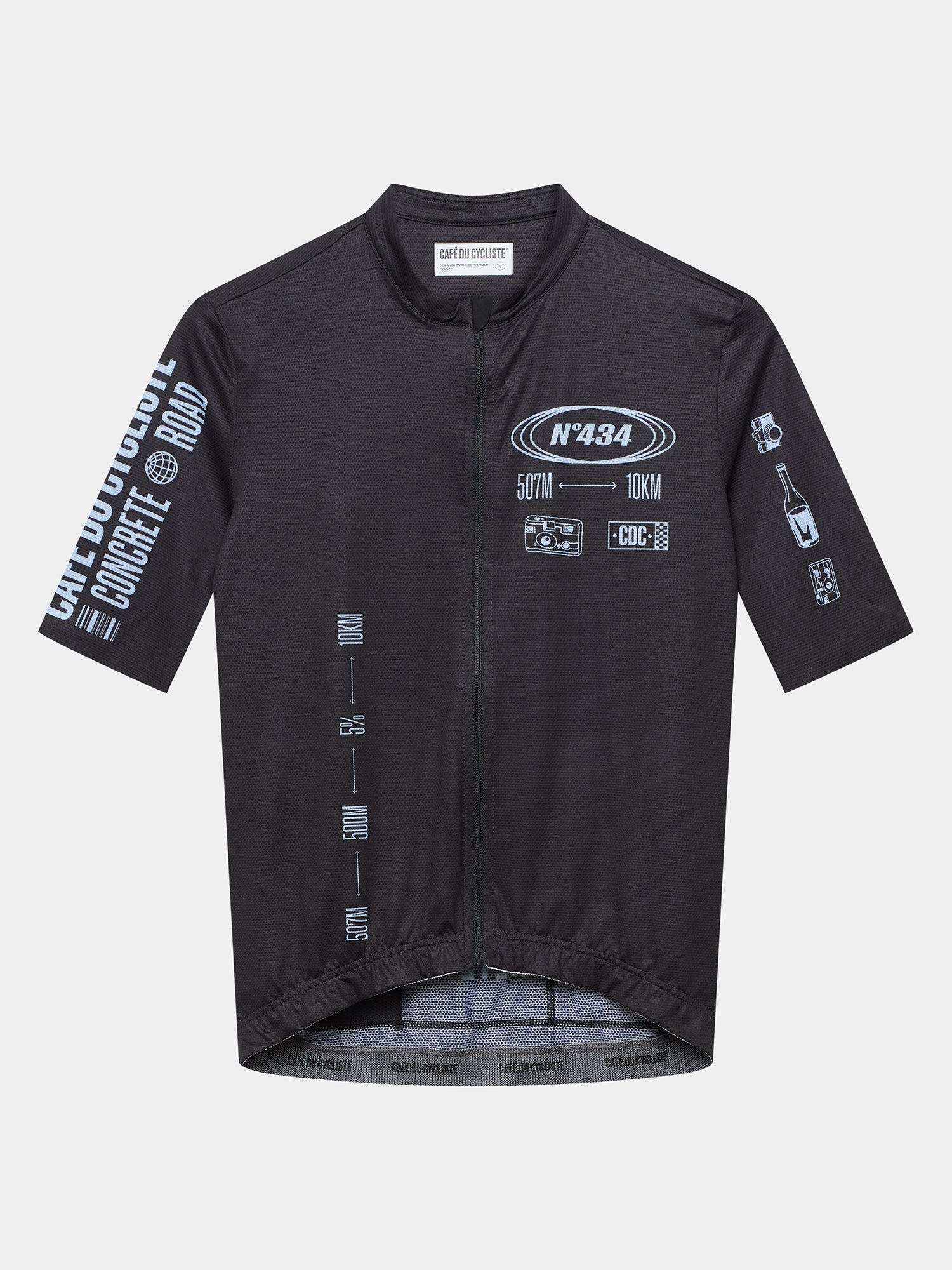 Café du Cycliste 車衣 Col. Eze Superlight Jersey 男款 黑淺藍