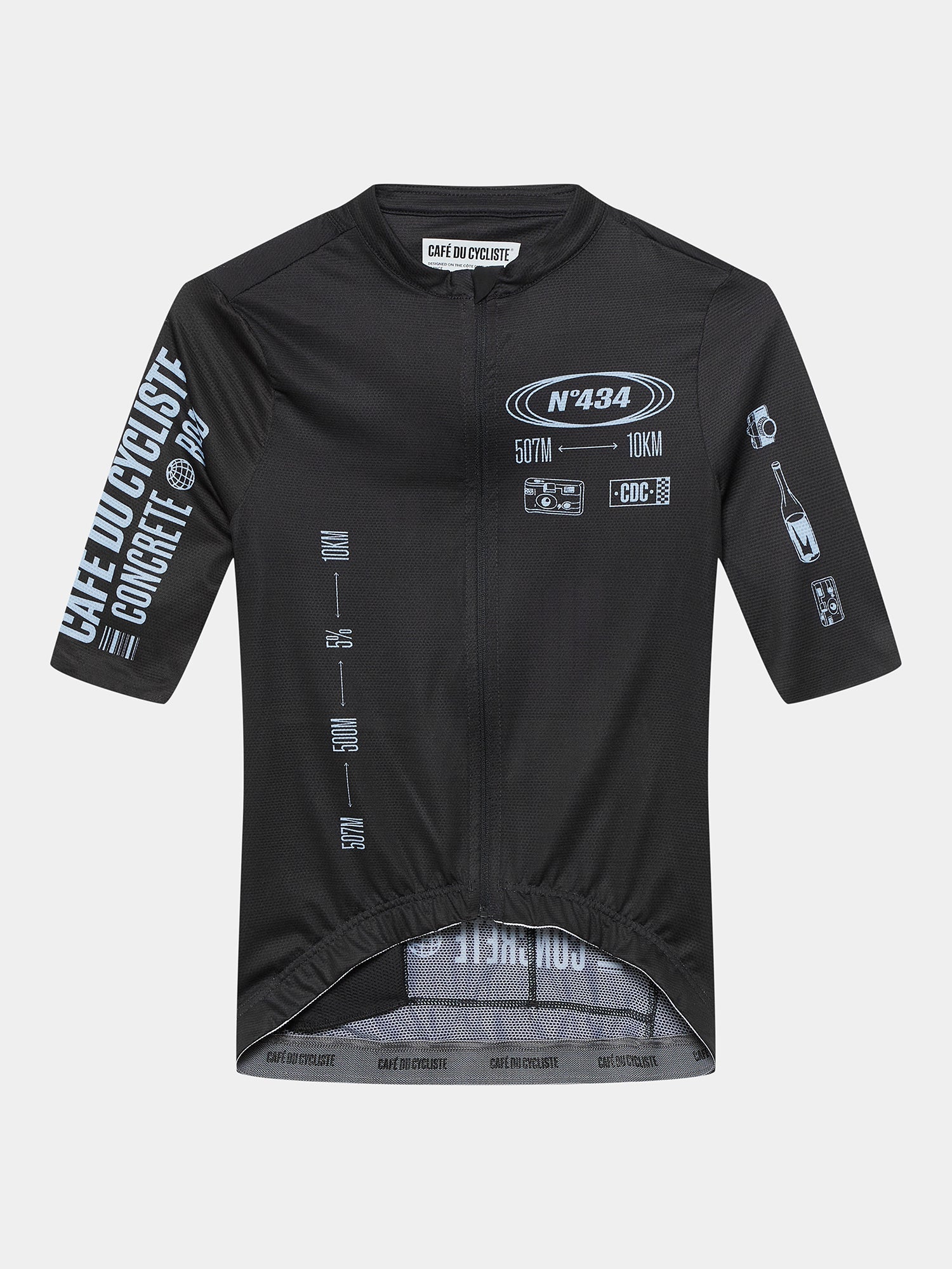 Café du Cycliste 車衣 Col. Eze Superlight Jersey 女款 黑淺藍