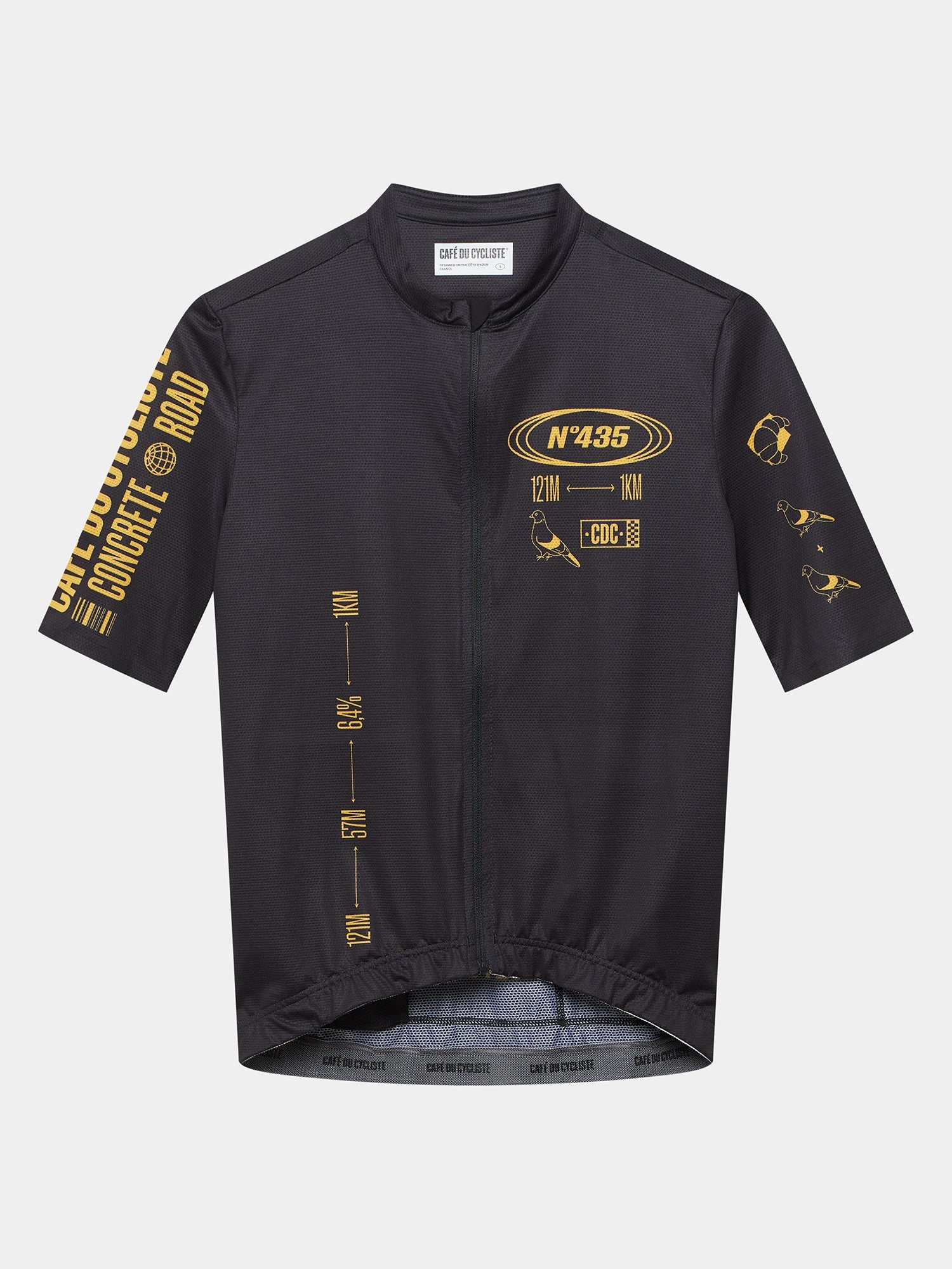 Café du Cycliste 車衣 Col. Paris Superlight Jersey 男款 黑黃