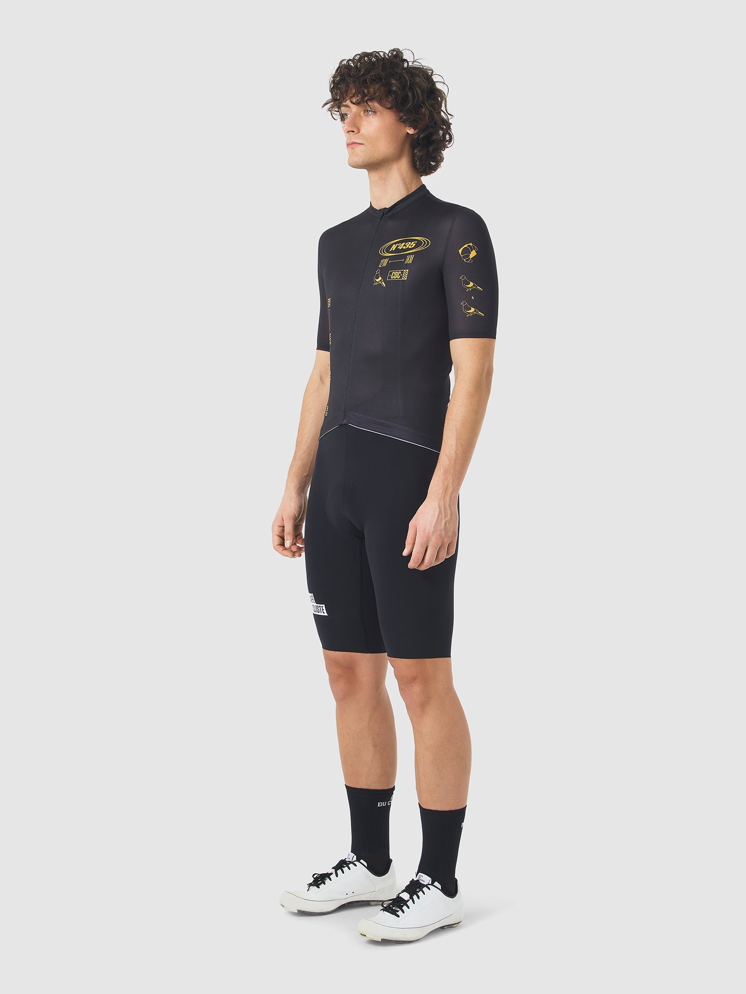 Café du Cycliste 車衣 Col. Paris Superlight Jersey 男款 黑黃