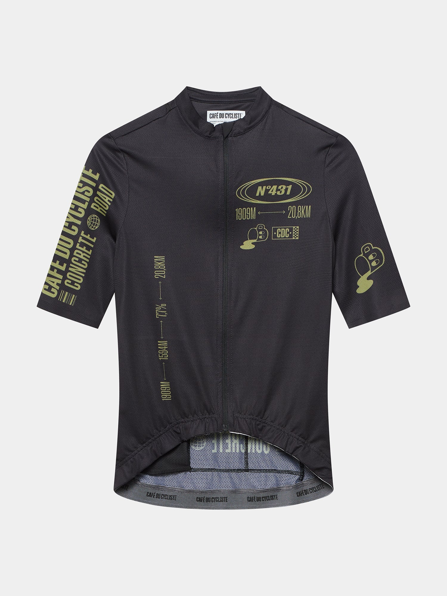 Café du Cycliste 車衣 Col. Ventoux Superlight Jersey 女款 黑綠