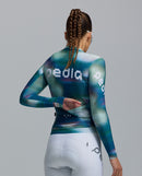 Pedla 薄長袖車衣Colour Wheel LS Classic Jersey Motion Teal 女款 藍