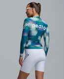 Pedla 薄長袖車衣Colour Wheel LS Classic Jersey Motion Teal 女款 藍