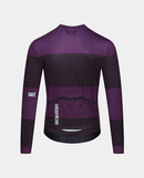 Café du Cycliste 車衣 Constance LS Jersey Black Quetsche 長袖 男款 紫黑條紋