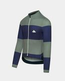 Café du Cycliste 車衣 Constance LS Jersey Navy Scots Pine 長袖 男款 藍綠條紋