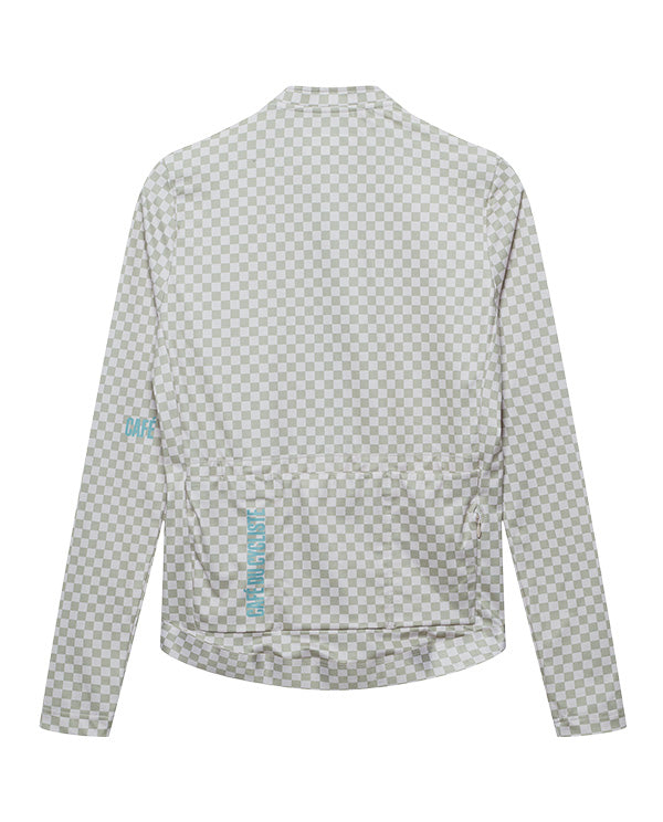 Café du Cycliste 車衣 Constance LS Jersey Puddle 長袖 男款 淺灰格