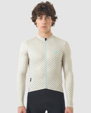 Café du Cycliste 車衣 Constance LS Jersey Puddle 長袖 男款 淺灰格