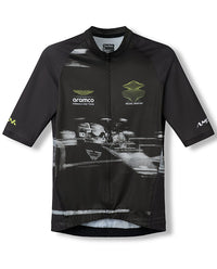 【預購】PedalMafia 車衣 Core Jersey Aston Martin Aramco F1® Team Charcoal 男款 黑