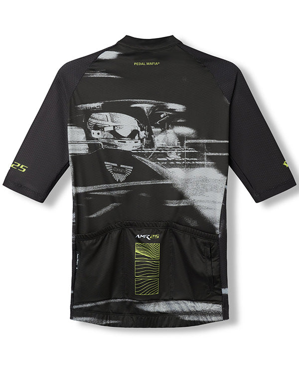 【預購】PedalMafia 車衣 Core Jersey Aston Martin Aramco F1® Team Charcoal 男款 黑