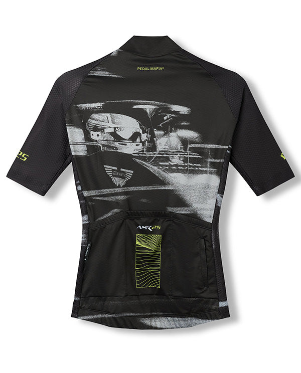 【預購】PedalMafia 車衣 Core Jersey Aston Martin Aramco F1® Team Charcoal 女款 黑