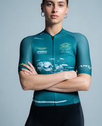 【預購】PedalMafia 車衣 Core Jersey Aston Martin Aramco F1® Team Green 女款 綠