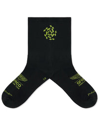 【預購】Pedal Mafia 車襪Core Sock Aston Martin F1® Team Hyper Black 黑