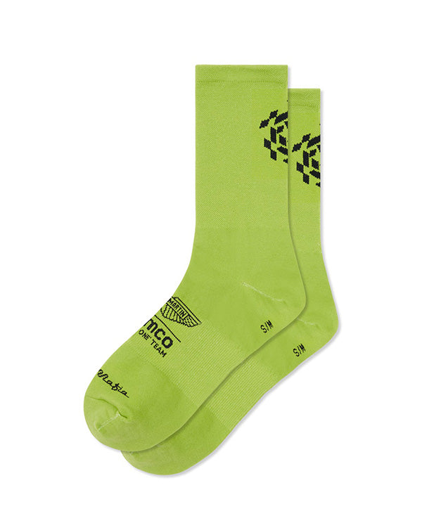 【預購】Pedal Mafia 車襪Core Sock Aston Martin F1® Team Lime Essence 綠