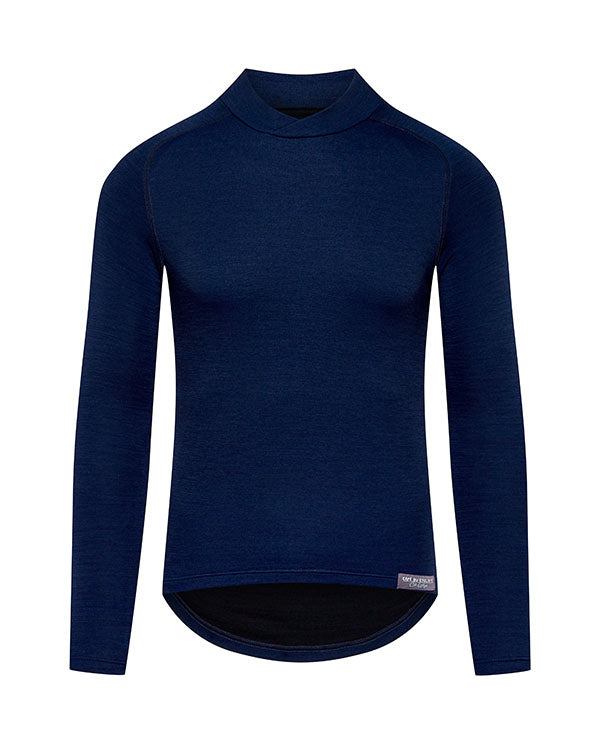 Café du Cycliste 底衫Cosette LS Baselayer Navy長 男-藍